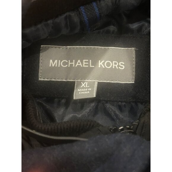 Michael Kors Black Wool Blend Coat Jacket Style MMK13029 Men's Size XL NWT - Picture 5 of 8